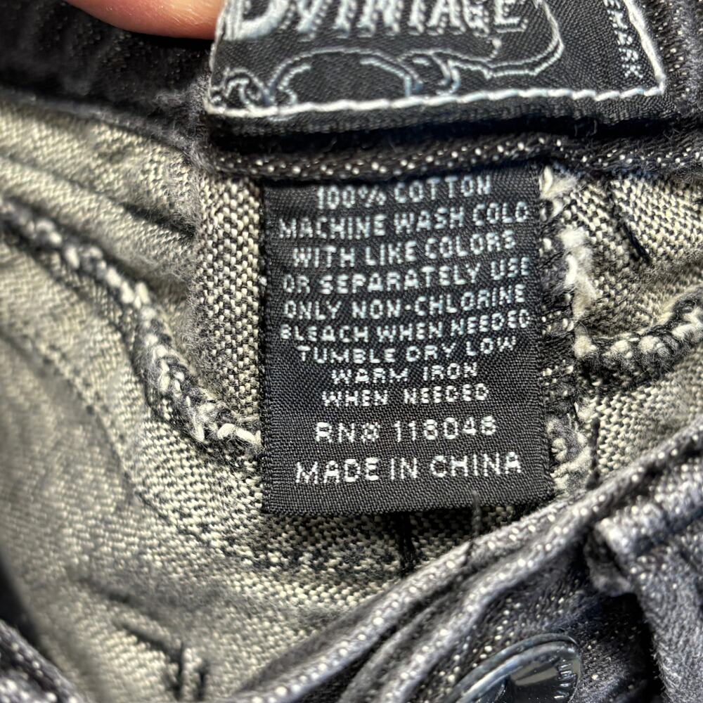 JB Original Vintage Black Jeans Kids 16x11 Denim JBV Rockabilly Retro - Picture 5 of 12